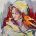 Painting Oublie! by Dubost | Painting Figurative Portrait Acrylic