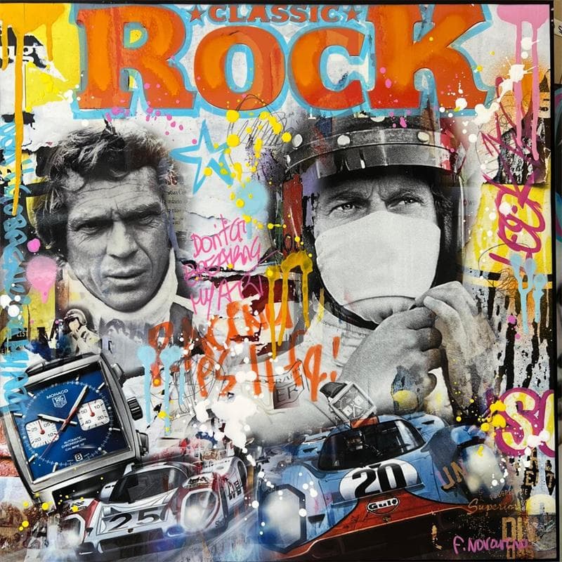 Painting Le Mans Racing by Novarino Fabien | Painting Pop-art Pop icons
