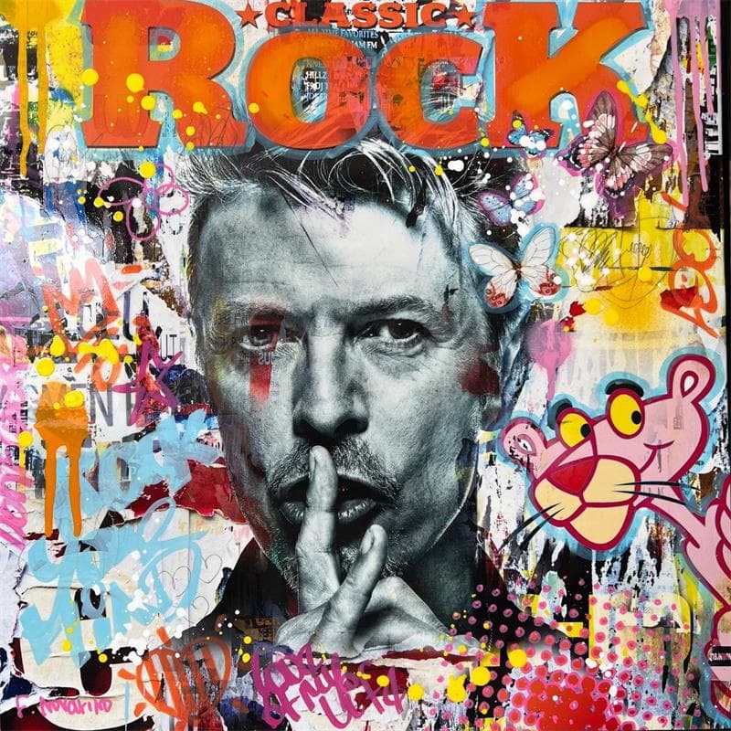 Peinture My rocky David par Novarino Fabien | Tableau Pop-art Icones Pop