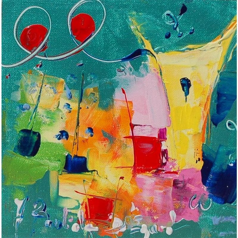 Painting Joie by Bastide d´Izard Armelle | Painting Abstract Acrylic
