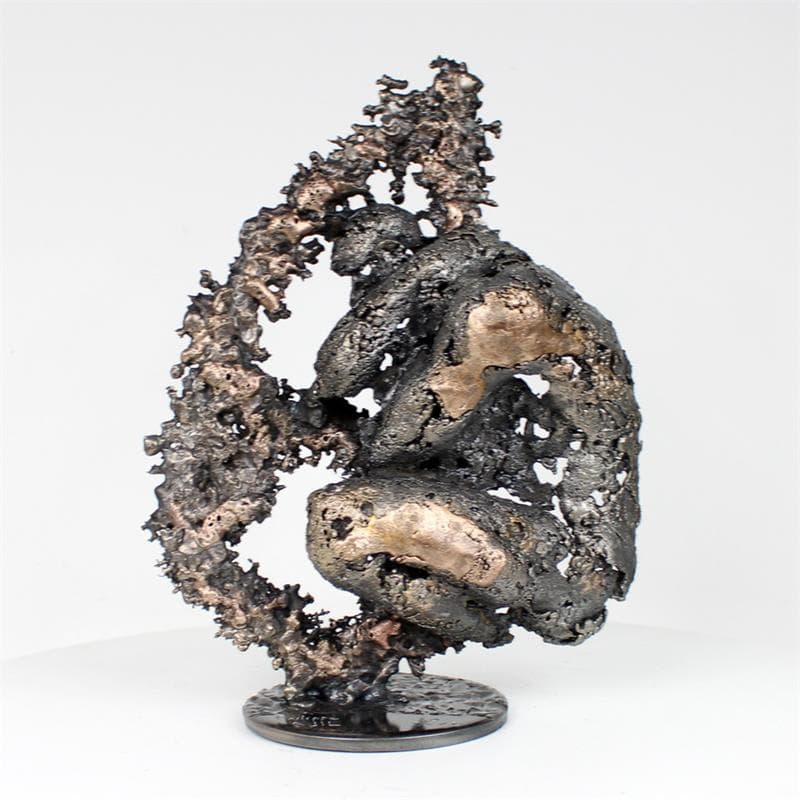 Sculpture Montagne Yogi par Buil Philippe | Sculpture Figuratif métal nu