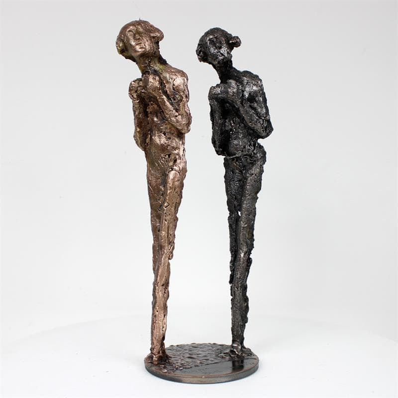 Sculpture Muses duo 54-22 par Buil Philippe | Sculpture Figuratif Métal