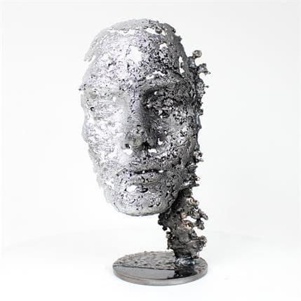 Sculpture Une larme 59-22 by Buil Philippe | Sculpture Classic Metal