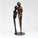 Sculpture Duo muse bronze acier 57-22 par Buil Philippe | Sculpture Figuratif Métal