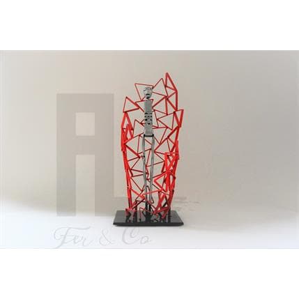 Sculpture Cocoon #2 par AL Fer & Co | Sculpture Art Singulier Métal