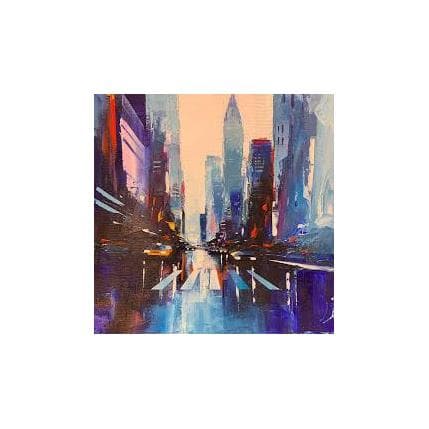 Painting NY 1 SA by Bond Tetiana | Painting Figurative Oil Urban