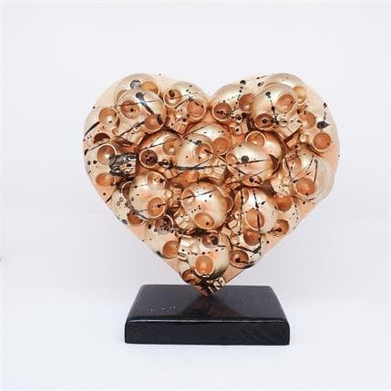 Sculpture Heartskull C13 by VL | Sculpture Pop art Mixed Pop icons