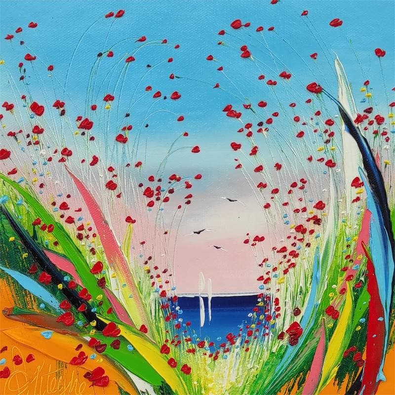 Gemälde La folie dans les herbes von Fonteyne David | Gemälde Figurativ Marine Öl Acryl