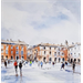 Painting Place du capitole Toulouse by Poumelin Richard | Painting Figurative Acrylic Urban Life style