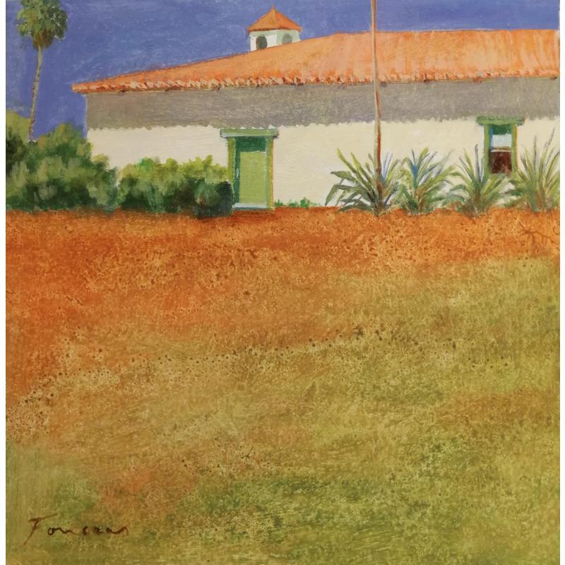 Peinture Mi casa Mexicana par Foucras François | Tableau Figuratif Paysages Urbain Acrylique
