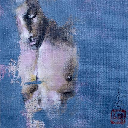Painting A corps  by Bergues Laurent | Painting Figurative Acrylic Nude