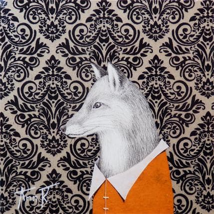 Ann R FOX 13 x 13 cm