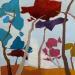 Painting Pins en couleurs by PAPAIL | Painting Figurative Landscapes Oil