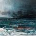 Painting Avis de tempête by Levesque Emmanuelle | Painting Abstract Marine Oil