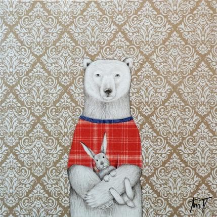 Ann R MON LAPIN 25 x 25 cm