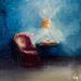 Painting je vous en prie  by Mezan de Malartic Virginie | Painting Figurative Life style Oil