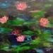 Painting Mon giverny by Solveiga | Painting Figurative Landscapes Nature Oil Acrylic