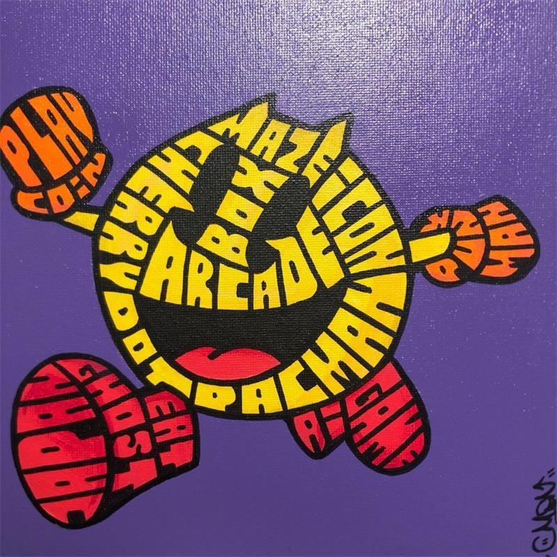 Painting PACMAN by Cmon | Painting Pop-art Pop icons