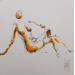 Painting LEA by Sahuc François | Painting Figurative Nude Acrylic