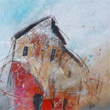 Painting PETIT CHEZ MOI 2 by Han | Painting Raw art Landscapes