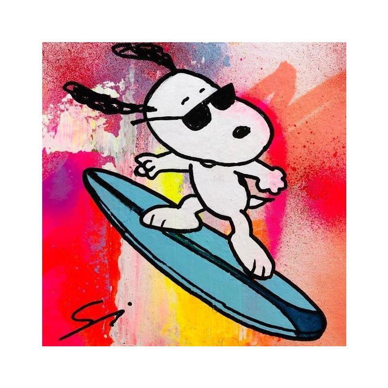 Painting surfin´USA by Mestres Sergi | Painting Pop art Pop icons Mixed Acrylic