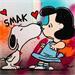 Painting kiss me baby by Mestres Sergi | Painting Pop art Pop icons Mixed Acrylic
