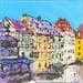 Peinture Strasbourg, La petite France n°130 par Castel Michel | Tableau Figuratif Acrylique Paysages