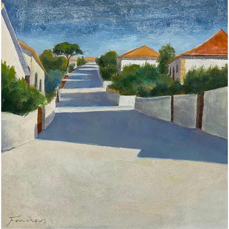 Gemälde Un jour de joie au Portugal von Foucras François | Gemälde Figurativ Landschaften Alltagsszenen Acryl