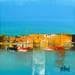 Painting ST 3 by Héraud Alain | Painting Figurative Oil Marine