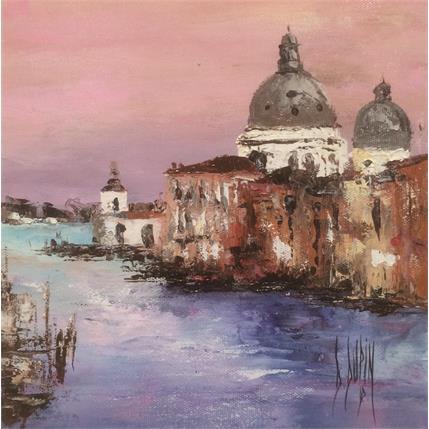 Painting Venise by Dupin Dominique | Painting Figurative Oil Urban
