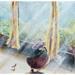 Gemälde Discussion au sommet von Mezan de Malartic Virginie | Gemälde Figurativ Alltagsszenen Öl