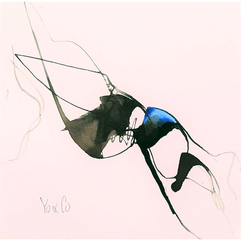 Gemälde Artifice von YO&CO | Gemälde Abstrakt Akt Tinte