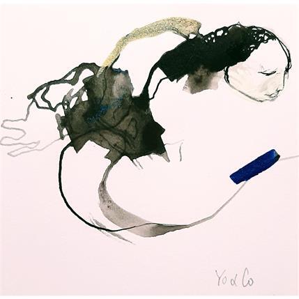 Painting Frimousse by YO&CO | Painting Abstract Ink Nude