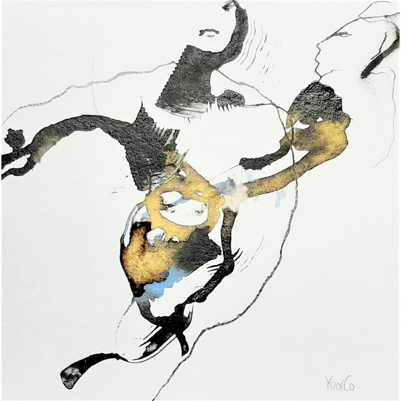 Gemälde Osmose -15 von YO&CO | Gemälde Abstrakt Tinte Akt, Pop-Ikonen