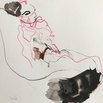 Gemälde Volage -3 von YO&CO | Gemälde Abstrakt Tinte Akt