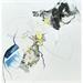 Peinture Mignardise -17 par YO&CO | Tableau Abstrait Nu Encre