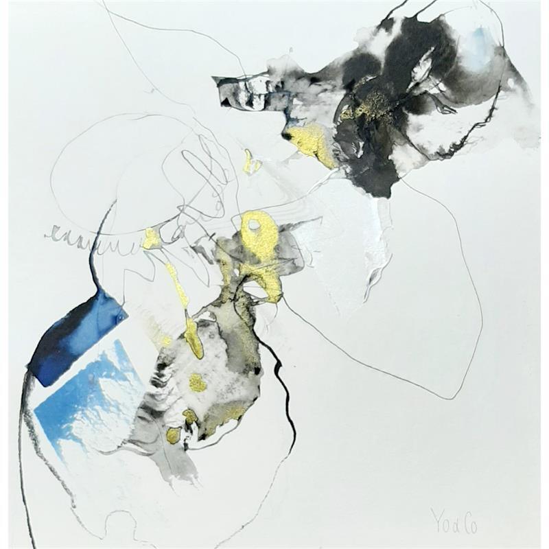 Gemälde Mignardise -17 von YO&CO | Gemälde Abstrakt Tinte Akt