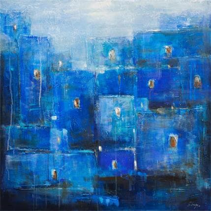 Painting Nocturne opus 5 by Solveiga | Painting Abstract Landscapes, Minimalist, still-life