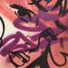 Gemälde Poor girl - purple shade von OneAck | Gemälde Acryl