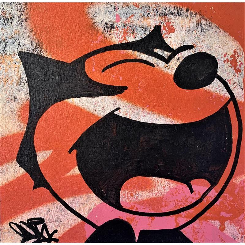Painting Felix the cat by OneAck | Painting Acrylic