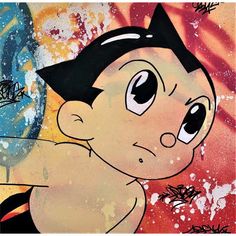 Gemälde Astroboy von OneAck | Gemälde Acryl