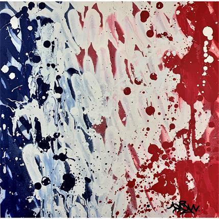 Painting French flag by OneAck | Painting  Acrylic