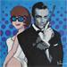 Painting The spy girl by Przemo | Painting Pop-art Portrait Pop icons Acrylic