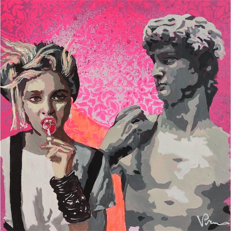 Peinture Walk with your boyfriend par Przemo | Tableau Pop-art Acrylique Icones Pop, Portraits