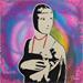 Painting Lady by Przemo | Painting Pop-art Portrait Pop icons Animals Acrylic