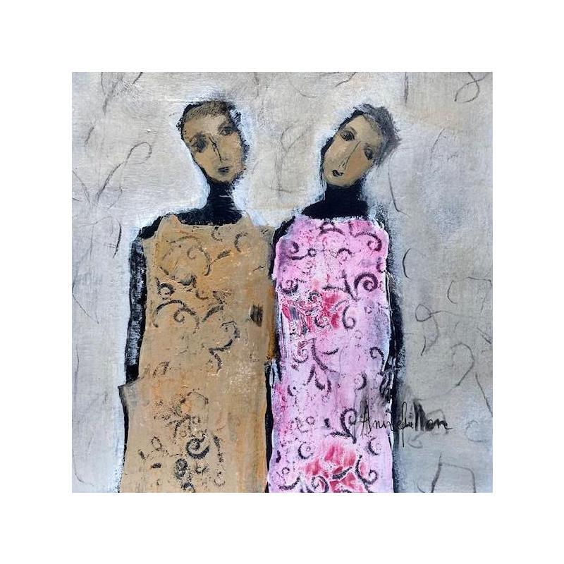 Painting Double by Guillon Anne | Painting Figurative Life style, Pop icons