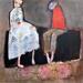 Peinture Petite cariole par Guillon Anne | Tableau Figuratif Scènes de vie