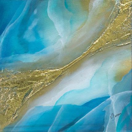 Painting Îles précieuses by Baroni Victor | Painting Abstract Acrylic, Mixed Marine, Minimalist, still-life