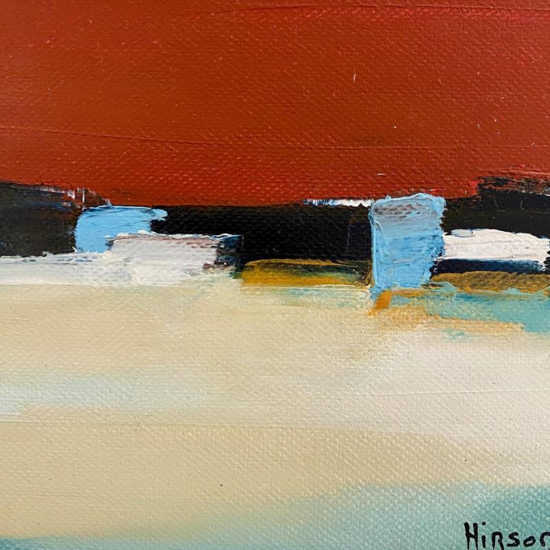 Painting Voyage 6 by Hirson Sandrine  | Painting Abstract Landscapes Oil