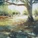 Peinture La grande prairie au parc par Abbatucci Violaine | Tableau Figuratif Aquarelle Paysages